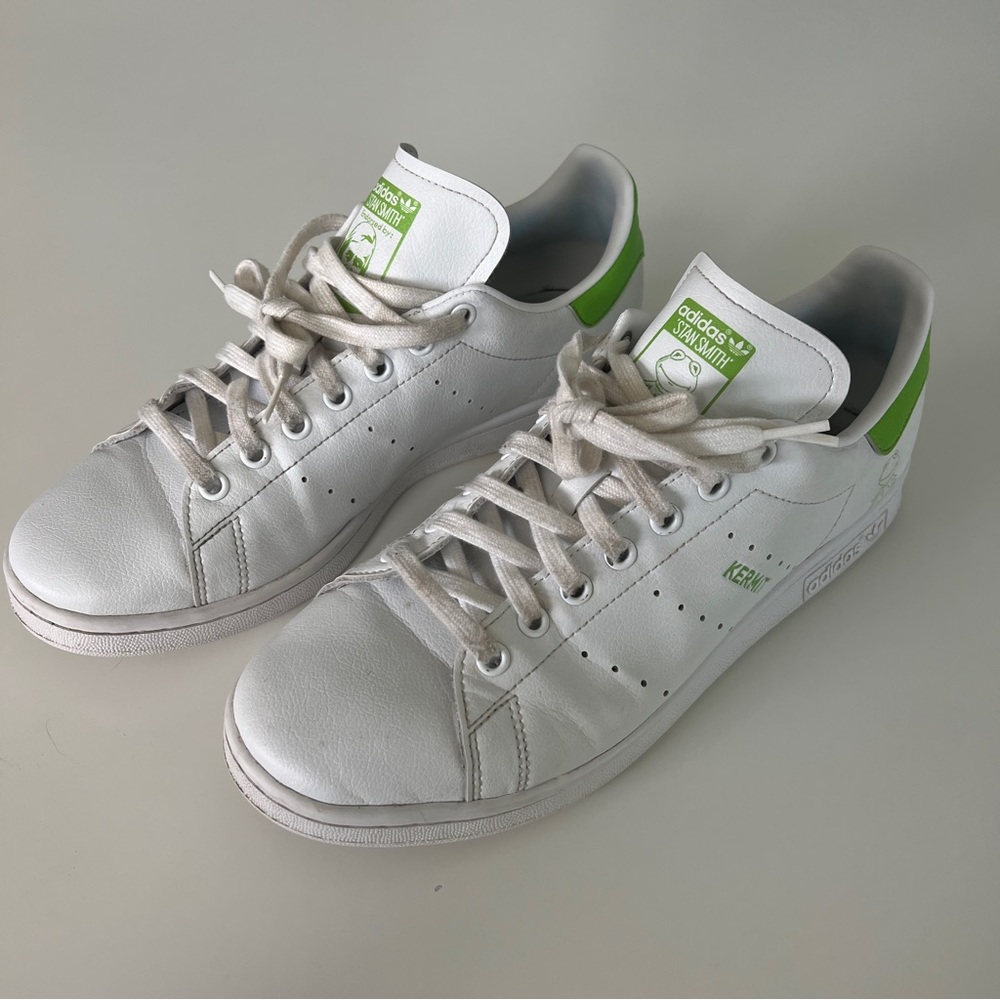 Adidas Originals x Disney KERMIT Stan Smith Sneakers Mens Size 9.5
